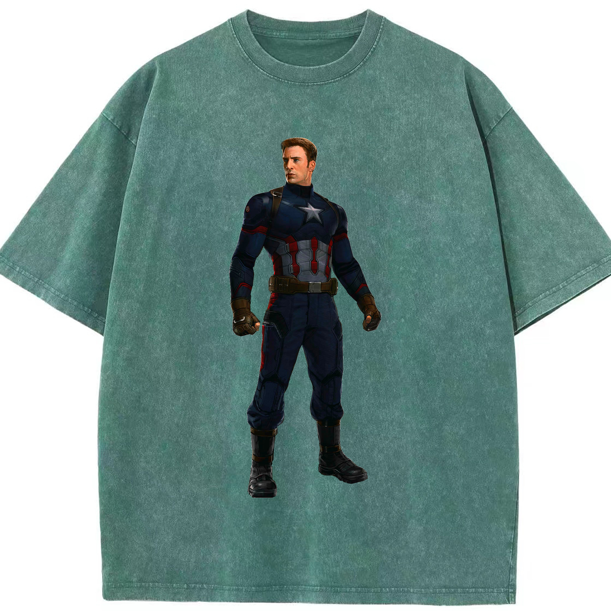 （画像用） アベンジャーズ The Avengers 綿100% ヴィンテージ風 半袖Tシャツ（フロントプリント）